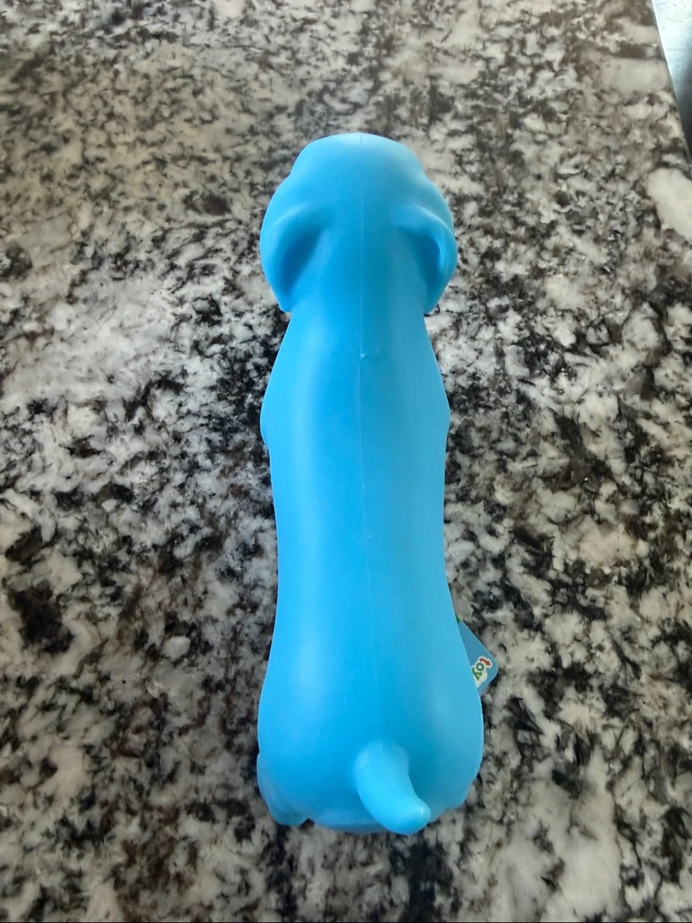 Blue Dachshund Squeezy squishy Toy for Kids NWT